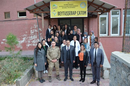 Kaymakamımız Sn. Kemal ÜLKÜ, ADEM ve ÇATOM kurslarını ziyaret etti.