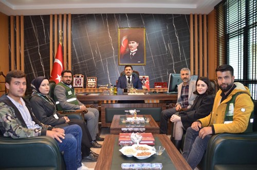 Şırnak Yeşilay il başkanlığından Kaymakamımız Sn. Kemal ÜLKÜ' ye ziyaret.